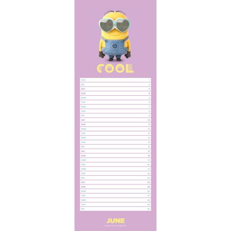 Minions 2017 Slim Calendar Extra Image 2